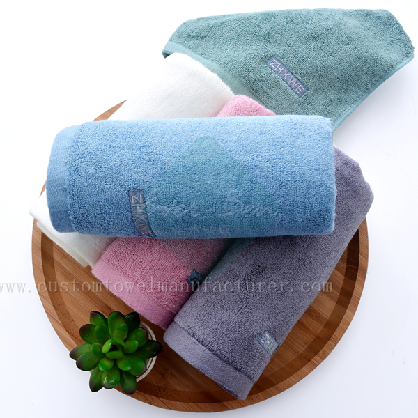 China EverBen Custom small hand towels Factory ISO Audit Bamboo Face Towels Factory